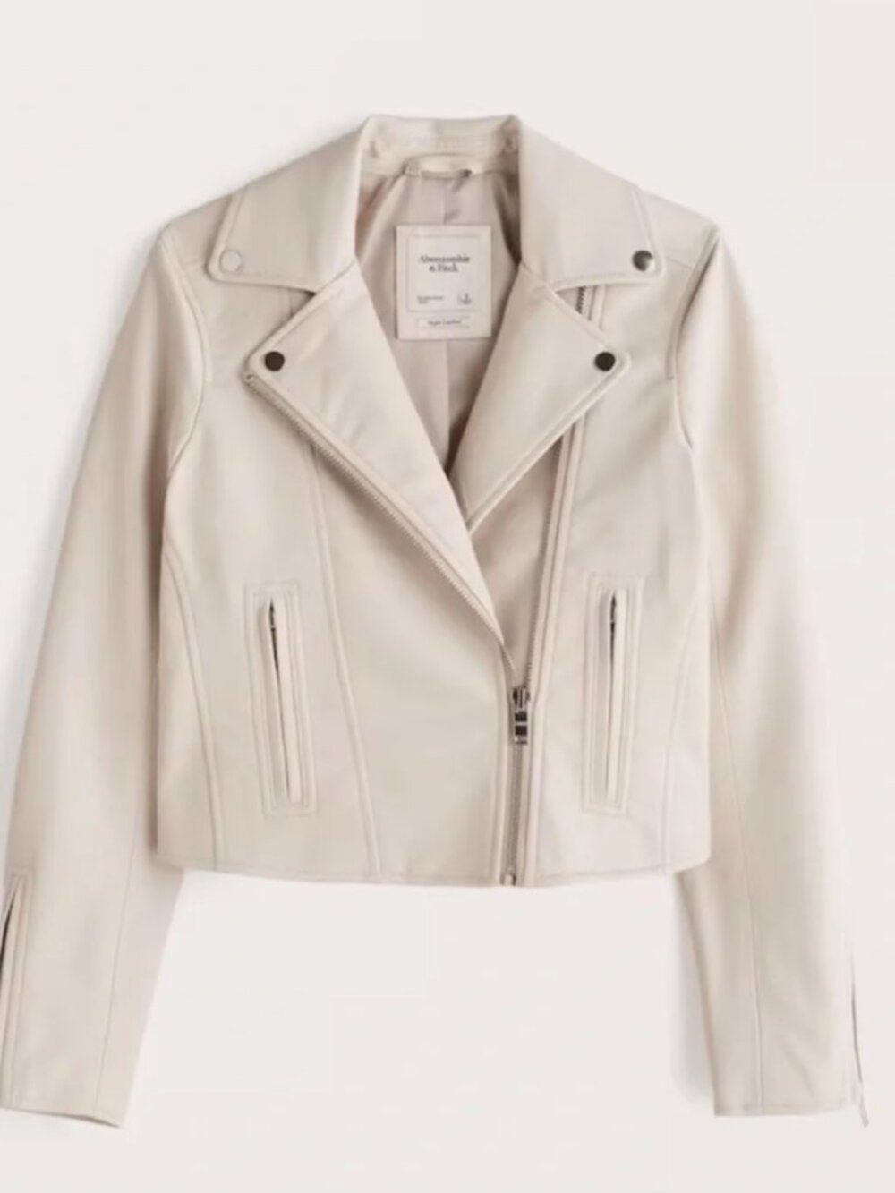 Abercrombie & Fitch Women's Vegan Leather Jacket